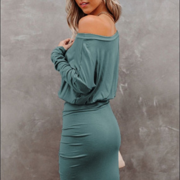 Chic Long Sleeve Bodycon Dress - Picture 3 of 5